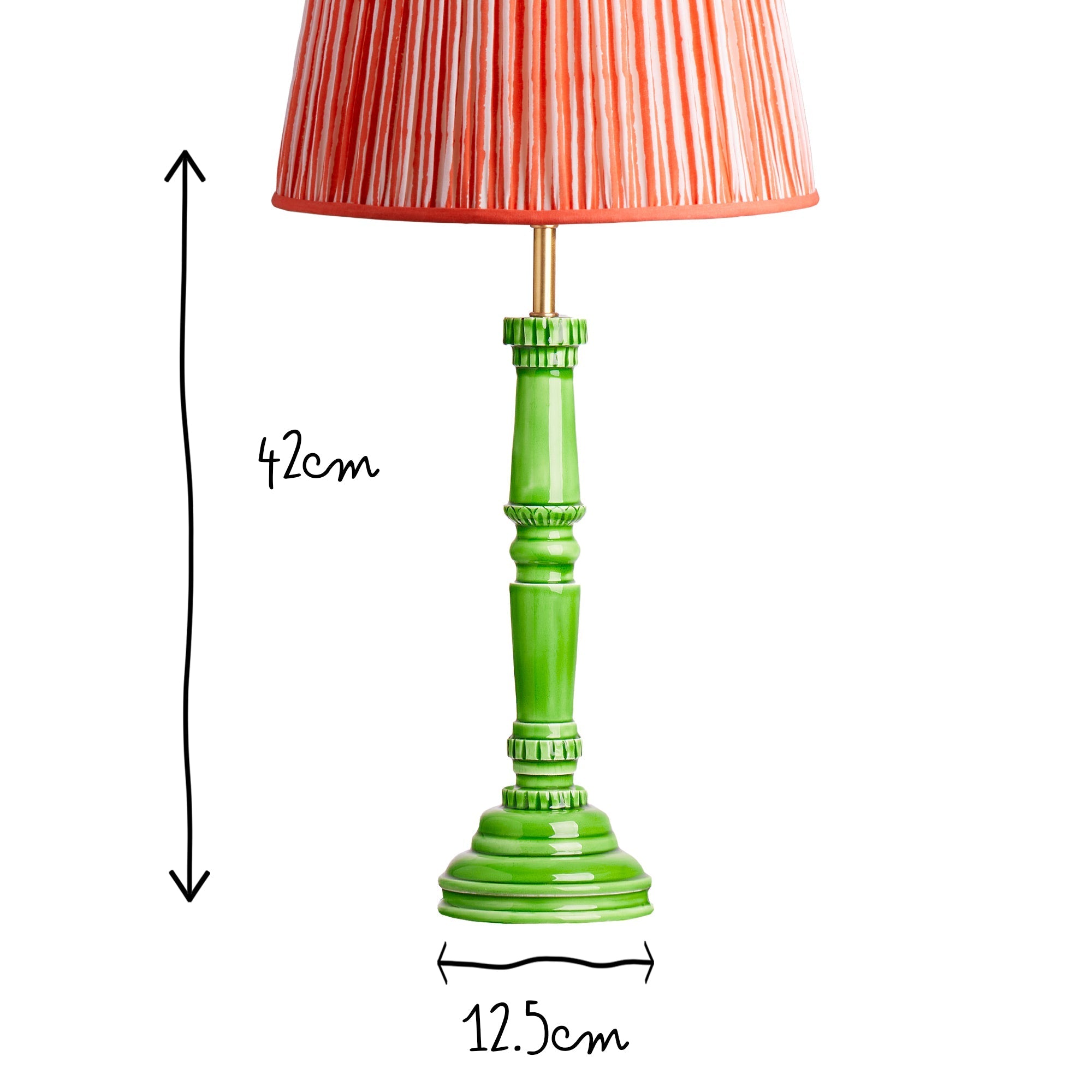 Mavis table lamp in green